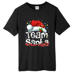 Team Santa Claus Christmas Family Matching Pajama Funny Xmas Tall Fusion ChromaSoft Performance T-Shirt