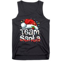 Team Santa Claus Christmas Family Matching Pajama Funny Xmas Tank Top