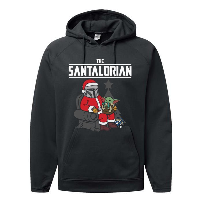 The Santalorian Christmas Performance Fleece Hoodie