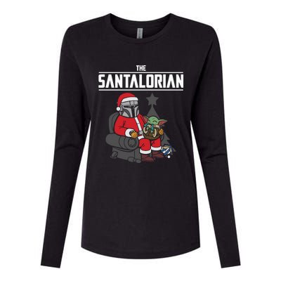 The Santalorian Christmas Womens Cotton Relaxed Long Sleeve T-Shirt