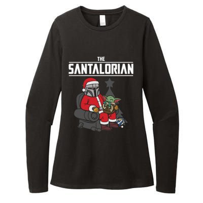 The Santalorian Christmas Womens CVC Long Sleeve Shirt