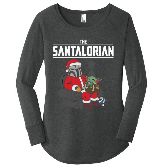 The Santalorian Christmas Women's Perfect Tri Tunic Long Sleeve Shirt