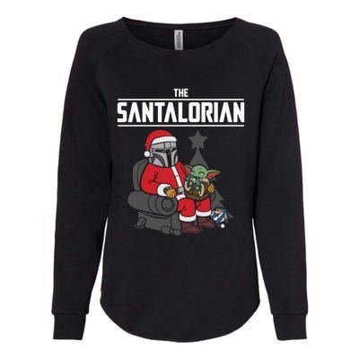 The Santalorian Christmas Womens California Wash Sweatshirt