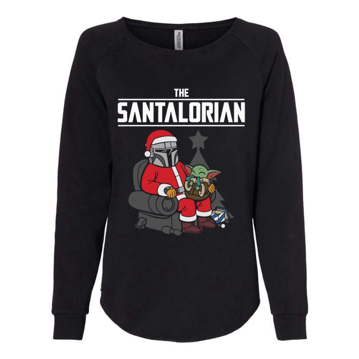 The Santalorian Christmas Womens California Wash Sweatshirt