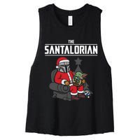 The Santalorian Christmas Women's Racerback Cropped Tank