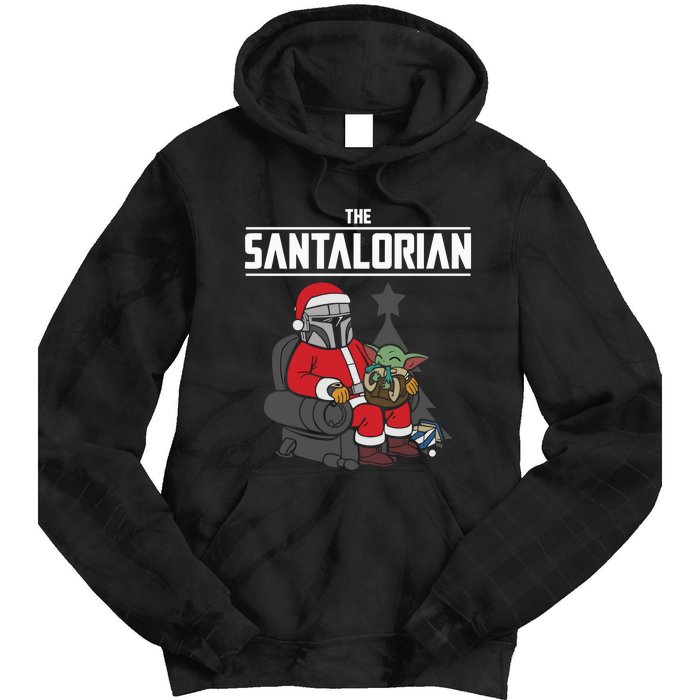 The Santalorian Christmas Tie Dye Hoodie