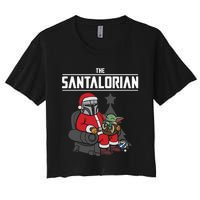 The Santalorian Christmas Women's Crop Top Tee