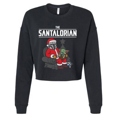 The Santalorian Christmas Cropped Pullover Crew