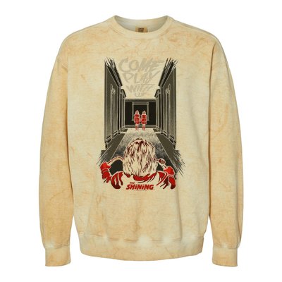 The Shining Come Play With Us Colorblast Crewneck Sweatshirt