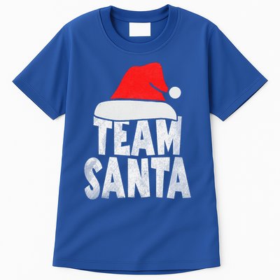 Team Santa Christmas Squad Family Matching Pajamas  Tall T-Shirt