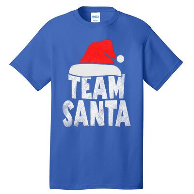 Team Santa Christmas Squad Family Matching Pajamas  Tall T-Shirt