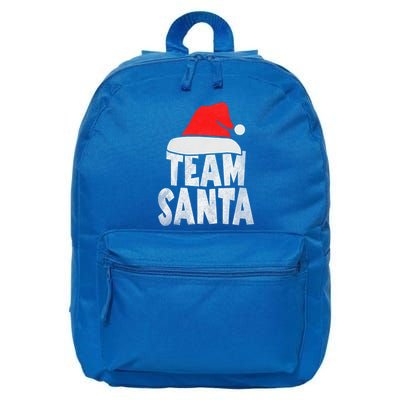Team Santa Christmas Squad Family Matching Pajamas  16 in Basic Backpack