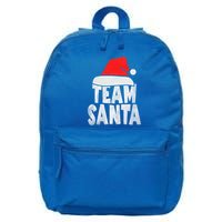 Team Santa Christmas Squad Family Matching Pajamas  16 in Basic Backpack