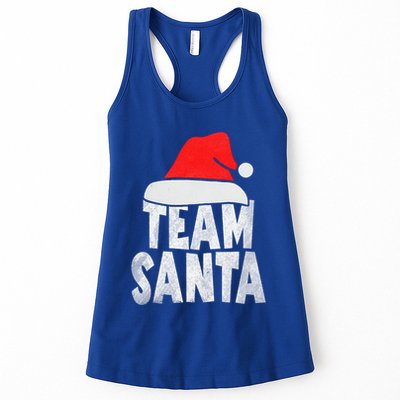 Team Santa Christmas Squad Family Matching Pajamas  Womens Tank Top