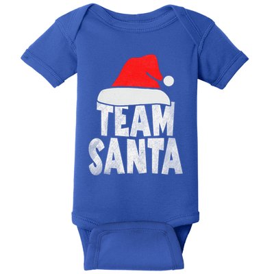 Team Santa Christmas Squad Family Matching Pajamas  Baby Bodysuit