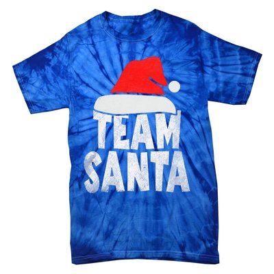 Team Santa Christmas Squad Family Matching Pajamas  Tie-Dye T-Shirt