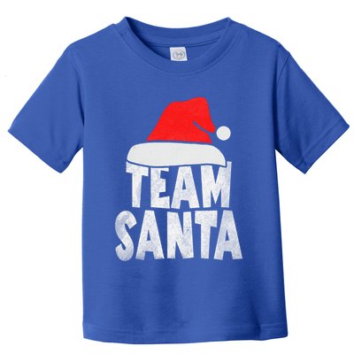 Team Santa Christmas Squad Family Matching Pajamas  Toddler T-Shirt