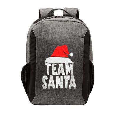 Team Santa Christmas Squad Family Matching Pajamas  Vector Backpack