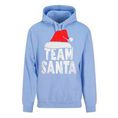 Team Santa Christmas Squad Family Matching Pajamas  Unisex Surf Hoodie