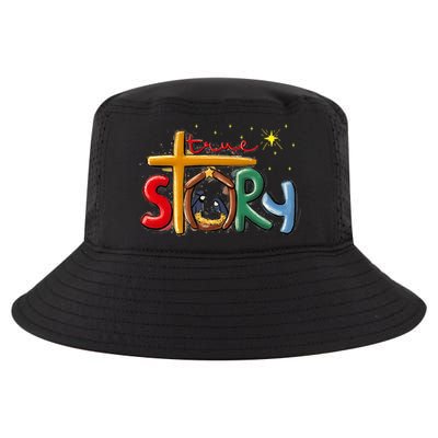 True Story Christmas Nativity Jesus Christian Christmas Premium Cool Comfort Performance Bucket Hat