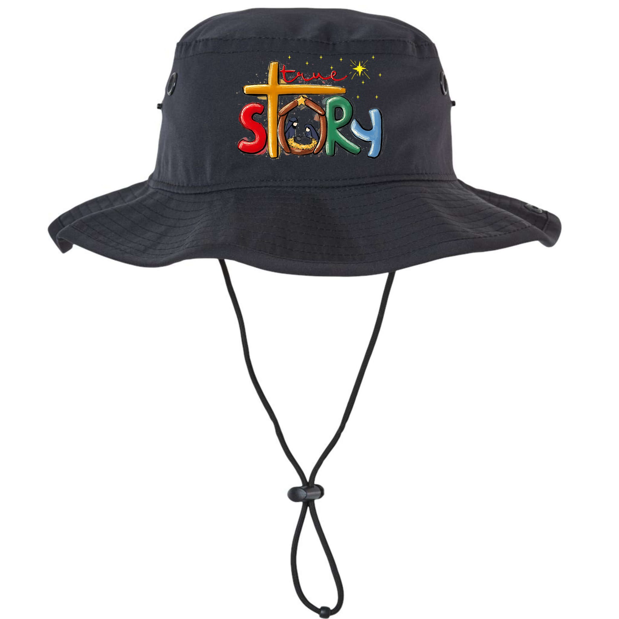 True Story Christmas Nativity Jesus Christian Christmas Premium Bucket Hat