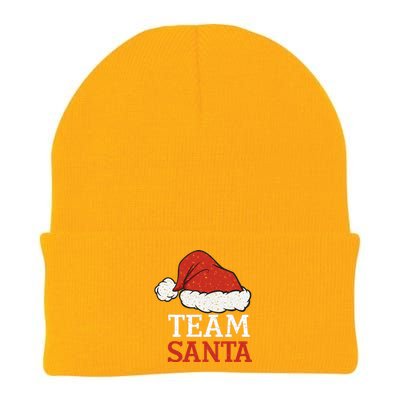 Team Santa Christmas Squad Family Matching Pajamas Knit Cap Winter Beanie