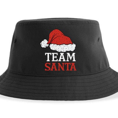 Team Santa Christmas Squad Family Matching Pajamas Sustainable Bucket Hat