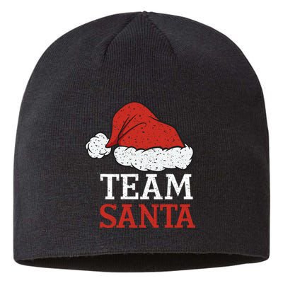 Team Santa Christmas Squad Family Matching Pajamas Sustainable Beanie