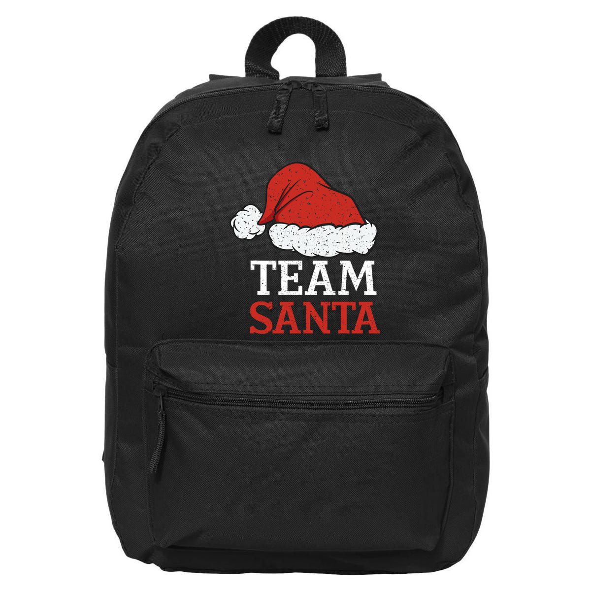Team Santa Christmas Squad Family Matching Pajamas 16 in Basic Backpack