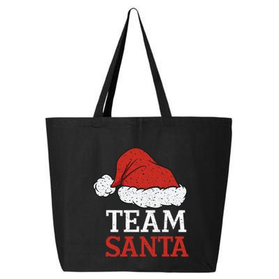 Team Santa Christmas Squad Family Matching Pajamas 25L Jumbo Tote