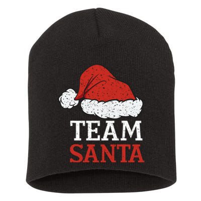 Team Santa Christmas Squad Family Matching Pajamas Short Acrylic Beanie