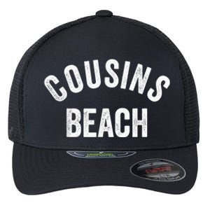 The Summer Cousins Beach I Turned Pretty College Letters Flexfit Unipanel Trucker Cap