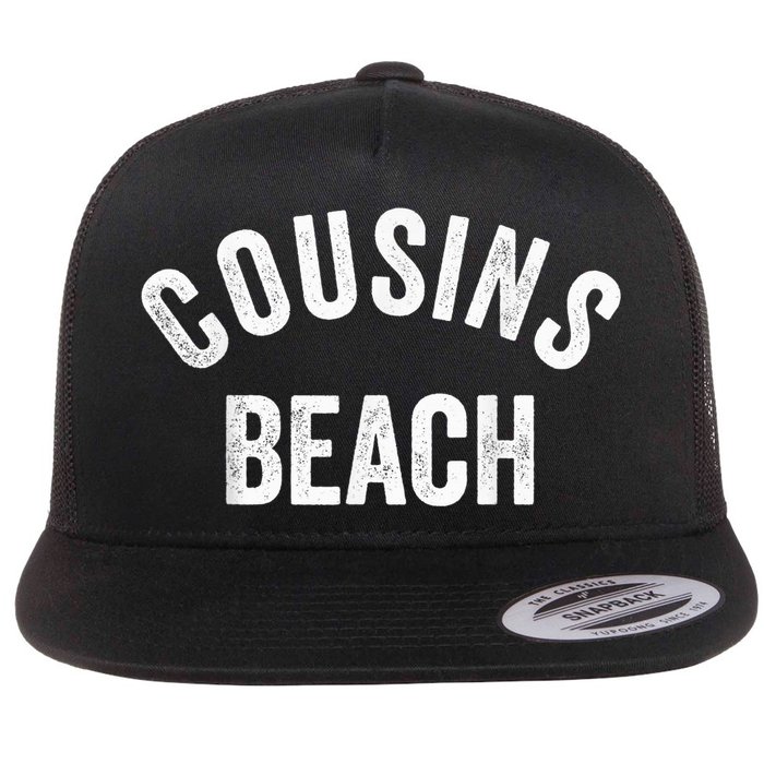 The Summer Cousins Beach I Turned Pretty College Letters Flat Bill Trucker Hat