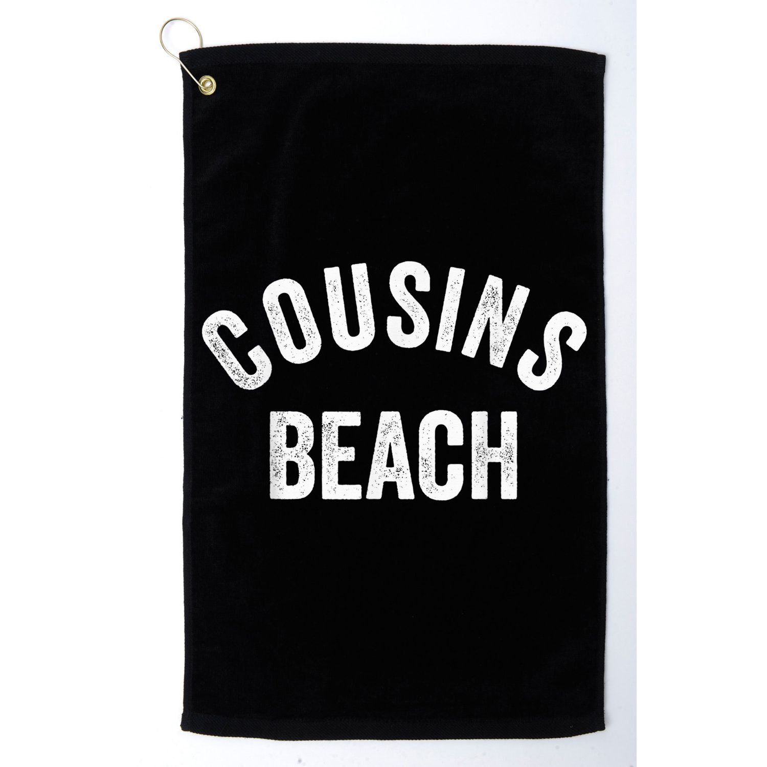 The Summer Cousins Beach I Turned Pretty College Letters Golf Towel