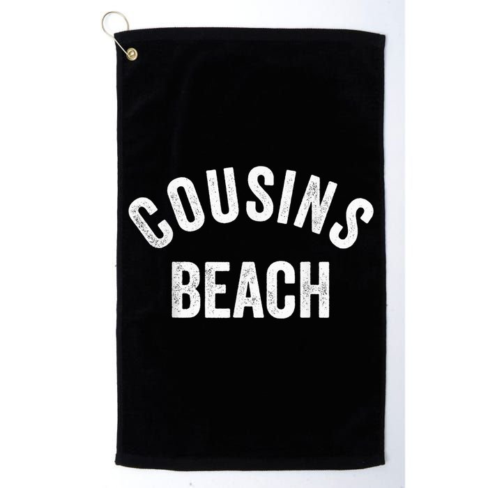 The Summer Cousins Beach I Turned Pretty College Letters Golf Towel