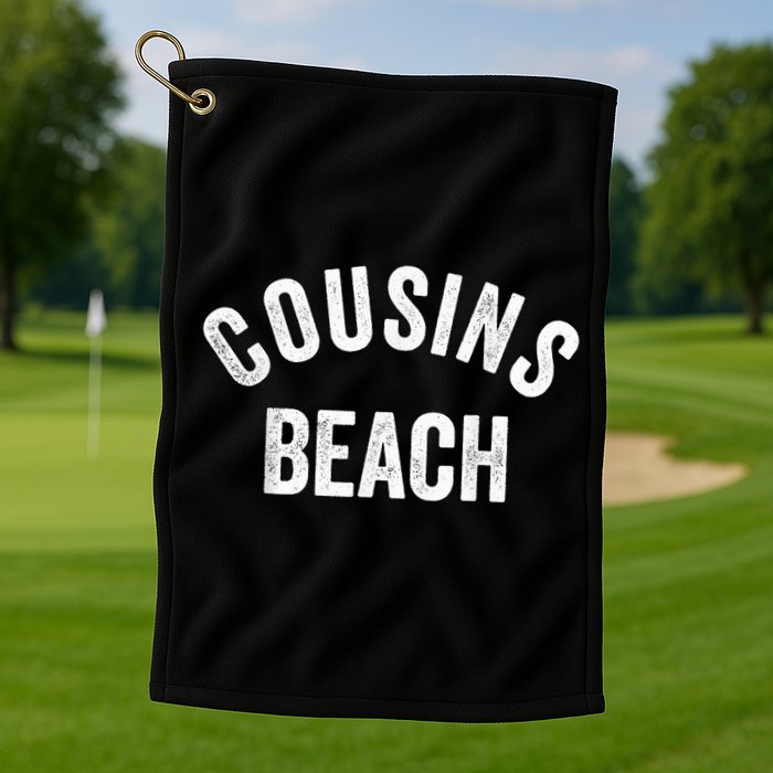 The Summer Cousins Beach I Turned Pretty College Letters Golf Towel