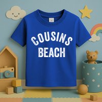 The Summer Cousins Beach I Turned Pretty College Letters Toddler T-Shirt