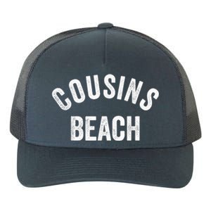 The Summer Cousins Beach I Turned Pretty College Letters Yupoong Adult 5-Panel Trucker Hat