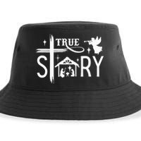 True Story Christmas Nativity Jesus Christian Sustainable Bucket Hat