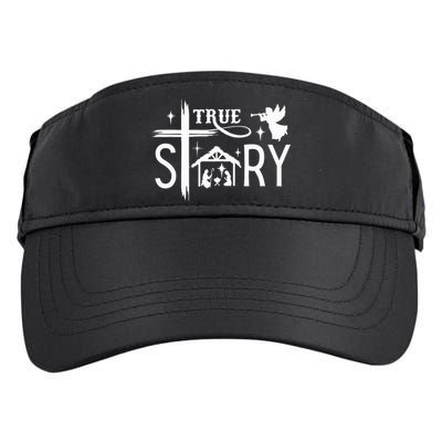 True Story Christmas Nativity Jesus Christian Adult Drive Performance Visor