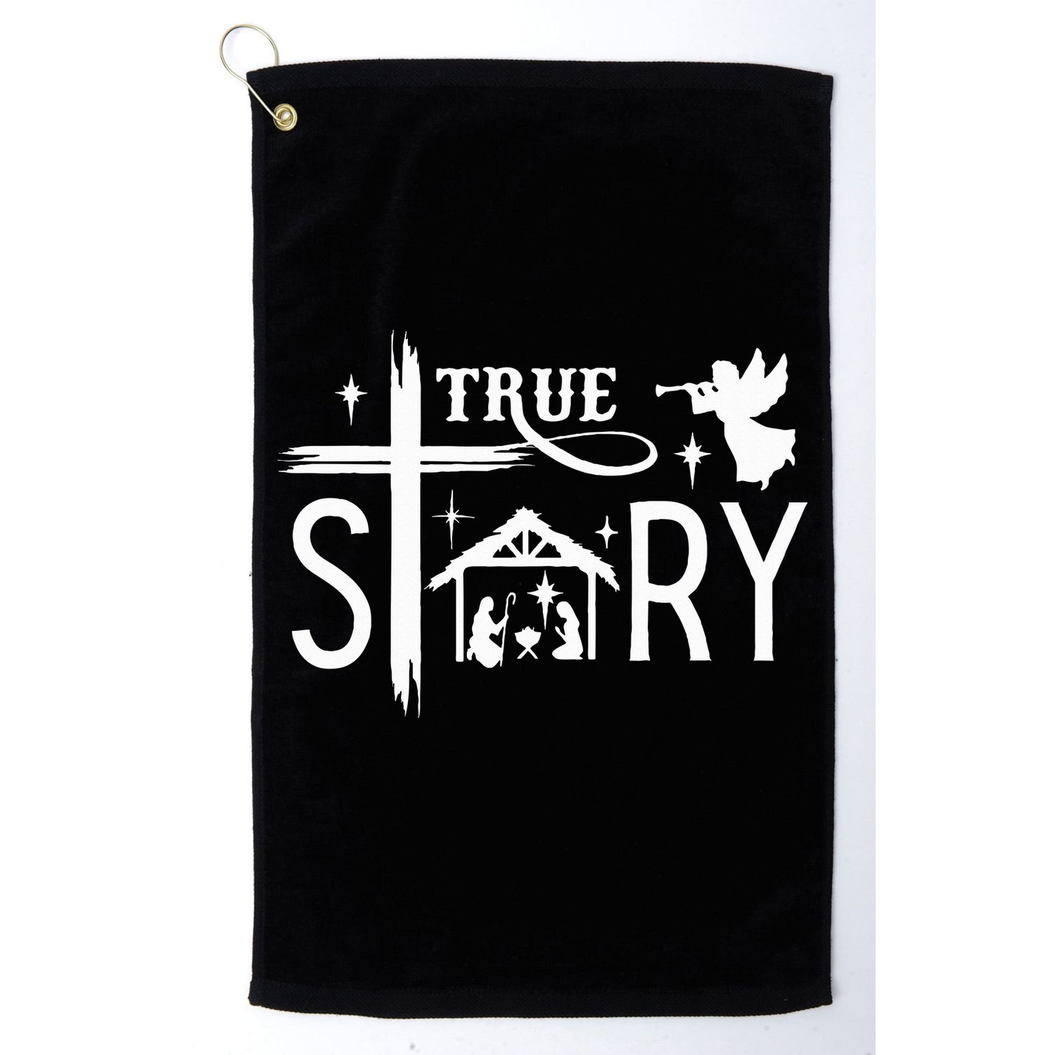 True Story Christmas Nativity Jesus Christian Golf Towel