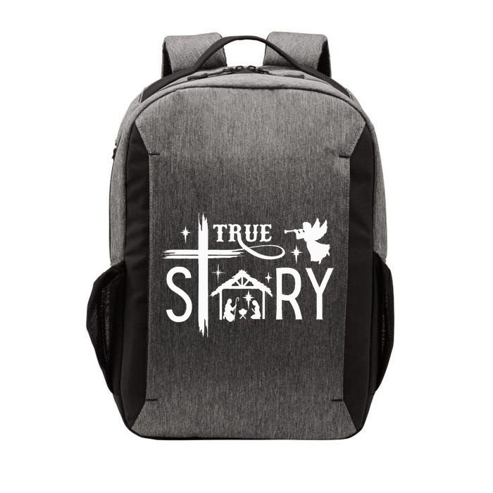 True Story Christmas Nativity Jesus Christian Vector Backpack