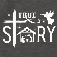 True Story Christmas Nativity Jesus Christian Vector Backpack