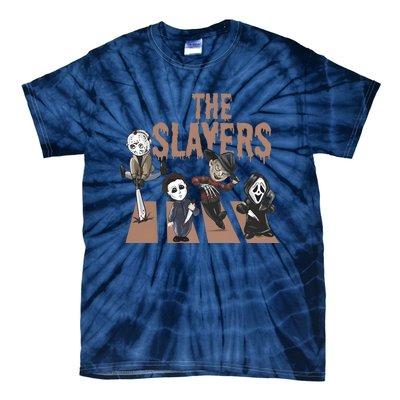 The Slayers Chibi Horror Movie Characters Tie-Dye T-Shirt