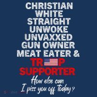 Trump Supporter Christian White Straight Unwoke Unvaxxed Baby Bodysuit