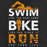 Triathlon Swimming Cycling Running 15oz Campfire Ceramic Mug