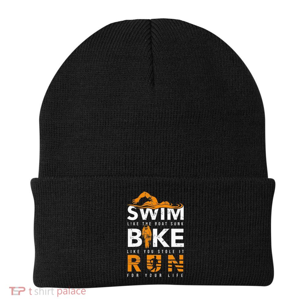 Triathlon Swimming Cycling Running Beanie