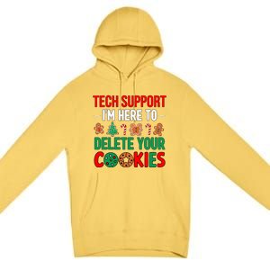 Tech Support Christmas Cookies Funny Christmas Premium Pullover Hoodie