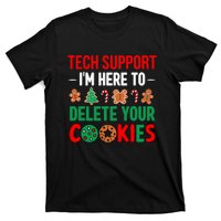 Tech Support Christmas Cookies Funny Christmas T-Shirt