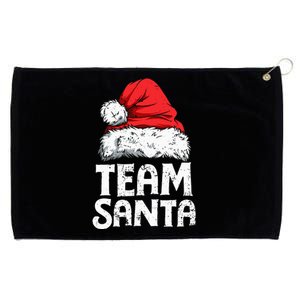 Team Santa Christmas Squad Family Matching Pajamas Grommeted Golf Towel